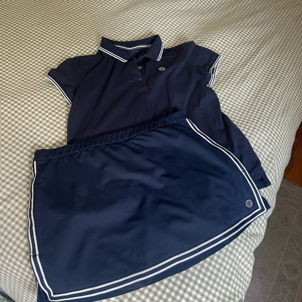 Tory Sport Navy Blue Tennis Skort or Golf